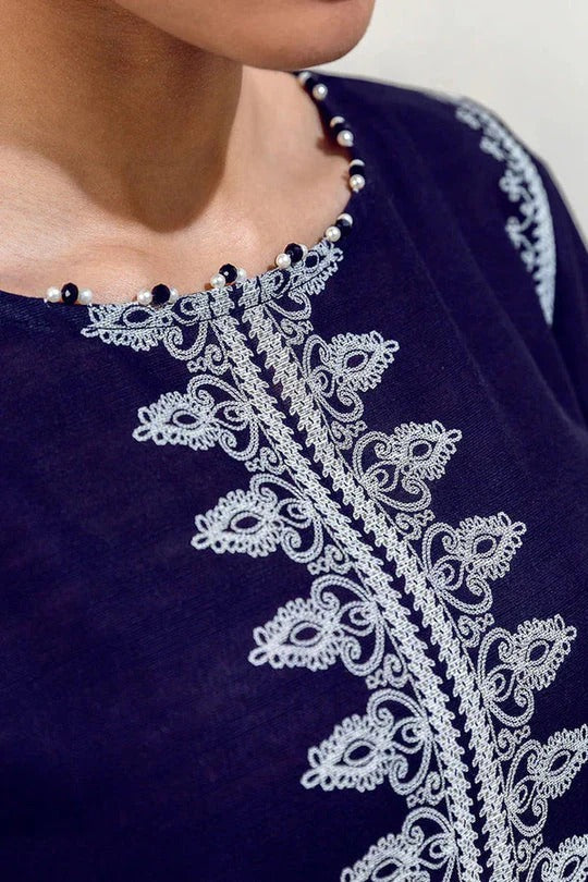 BEECHTREE-3PC LAWN EMBROIDERED Suite With Printed Dupatta