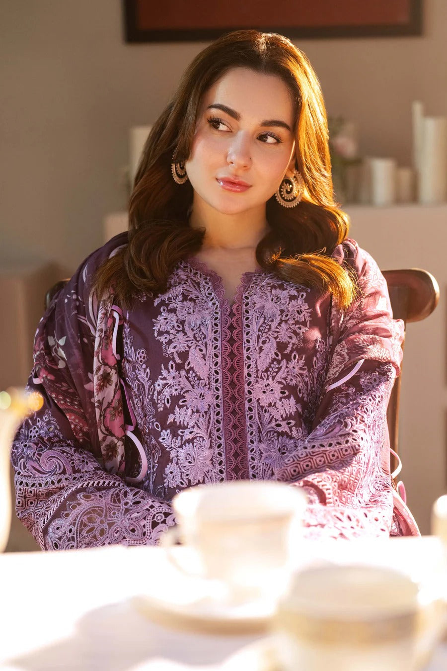 Click to enlarge Jade - Winter 3PC Dhanak Embroidered Suit