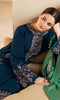 3 Piece Unstitched Heavy Embroidered Dhanak Suit With Four Sided Embroidered Dhanak Shawl